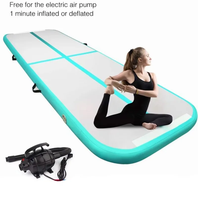 Inflatable Airtrack Tumbling Gym Mat 3m/4m/5m Pink/Black/Yellow/Red Customizable Color And Size for Gymnastics  Option