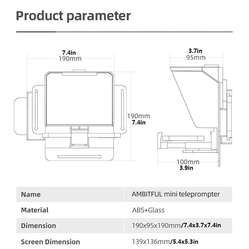 Рисунок 5 - Pronstoor Миниатюрный телефон-телесуфлер