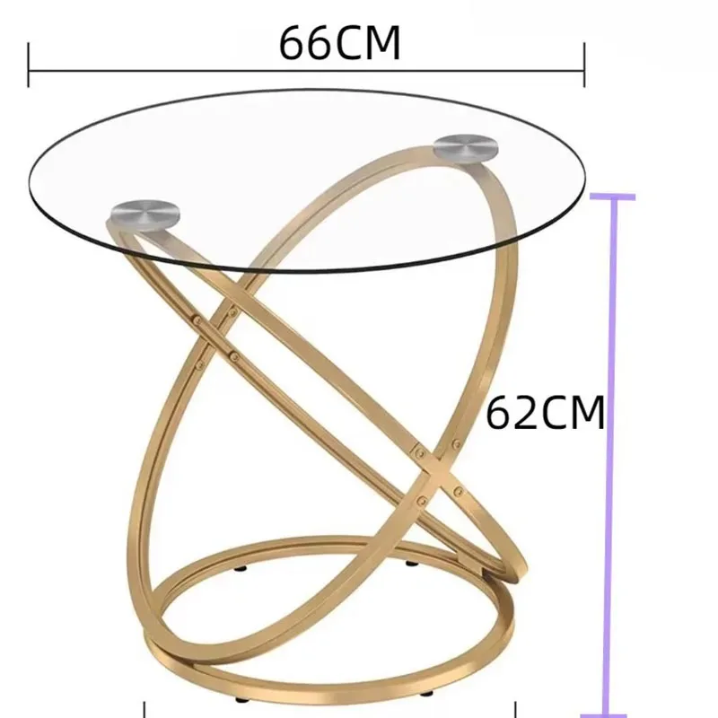 럭셔리 커피 테이블 유리 모바일 라운드, 작고 우아한 거실 센터 테이블, 디자이너 Stolik Kawowy 가정용 가구, MQ50CJ
