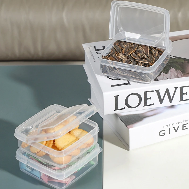 1PC Sliced Cheese Container for Fridge, Clear Plastic Butter Block Cheese Slice Storage Box with Flip Lid for Refrigerator Food