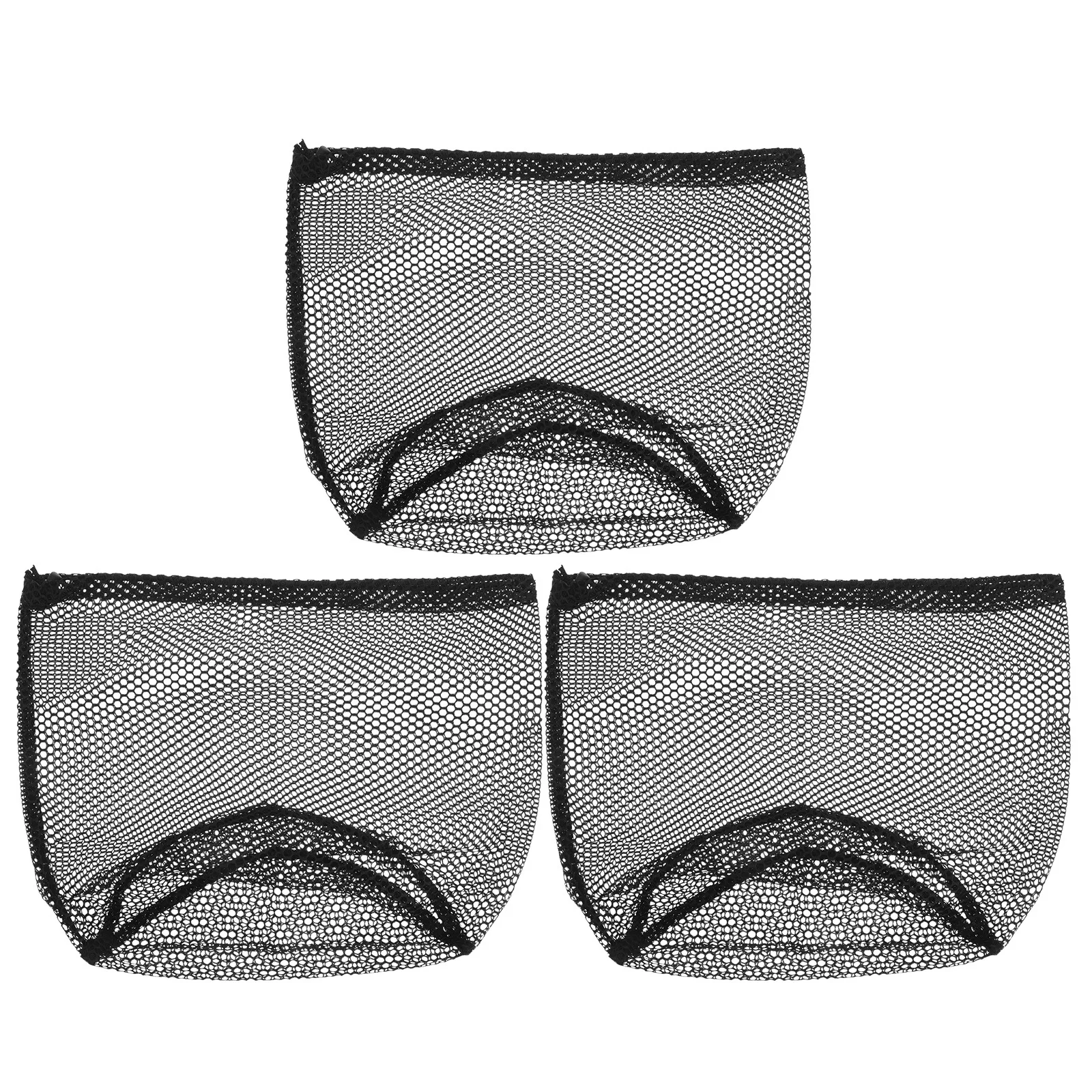

3Pcs Black Mesh Laundry Bags Drawstring Heavy Duty Large Organizers for Clothes Bras Travel Dorm Storage Black Mesh Bag