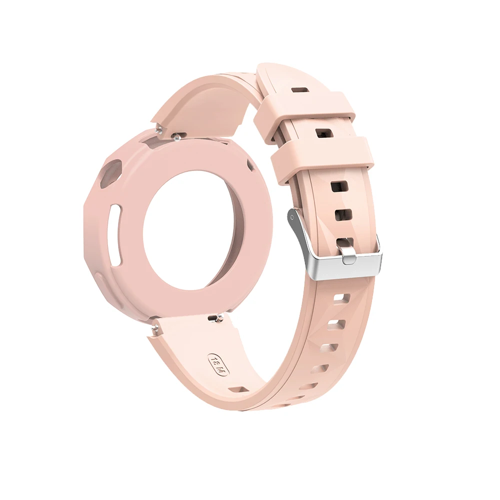 WatchBand For Huawei Watch GT 5 pro 42mm Smartwatch Wristband Strap 18mm Bracelet Fashion Soft Silicone Sport belt with Tpu case