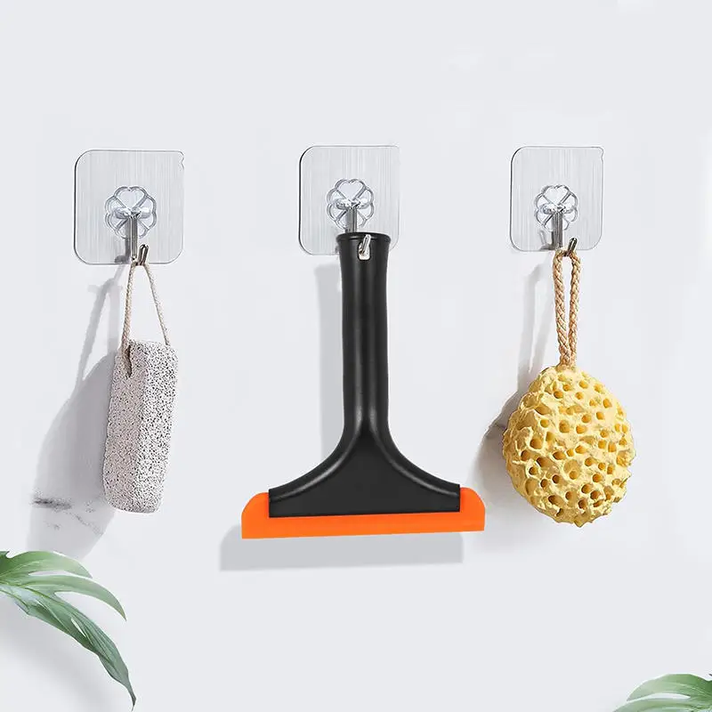 Flexible Silicone Mini Squeegee Water Wiper With Hanging Hole Shower Car Window Cleaning Glass Wipe Tool For Home Daily Use view 3