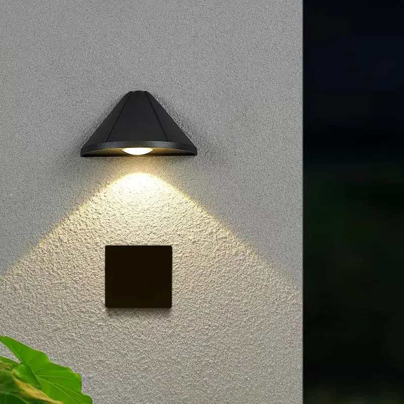 Lámpara de pared para exteriores, letrero Led impermeable para puerta, pasillo moderno, lámpara de pared Exterior, entrada, Villa, escaparate