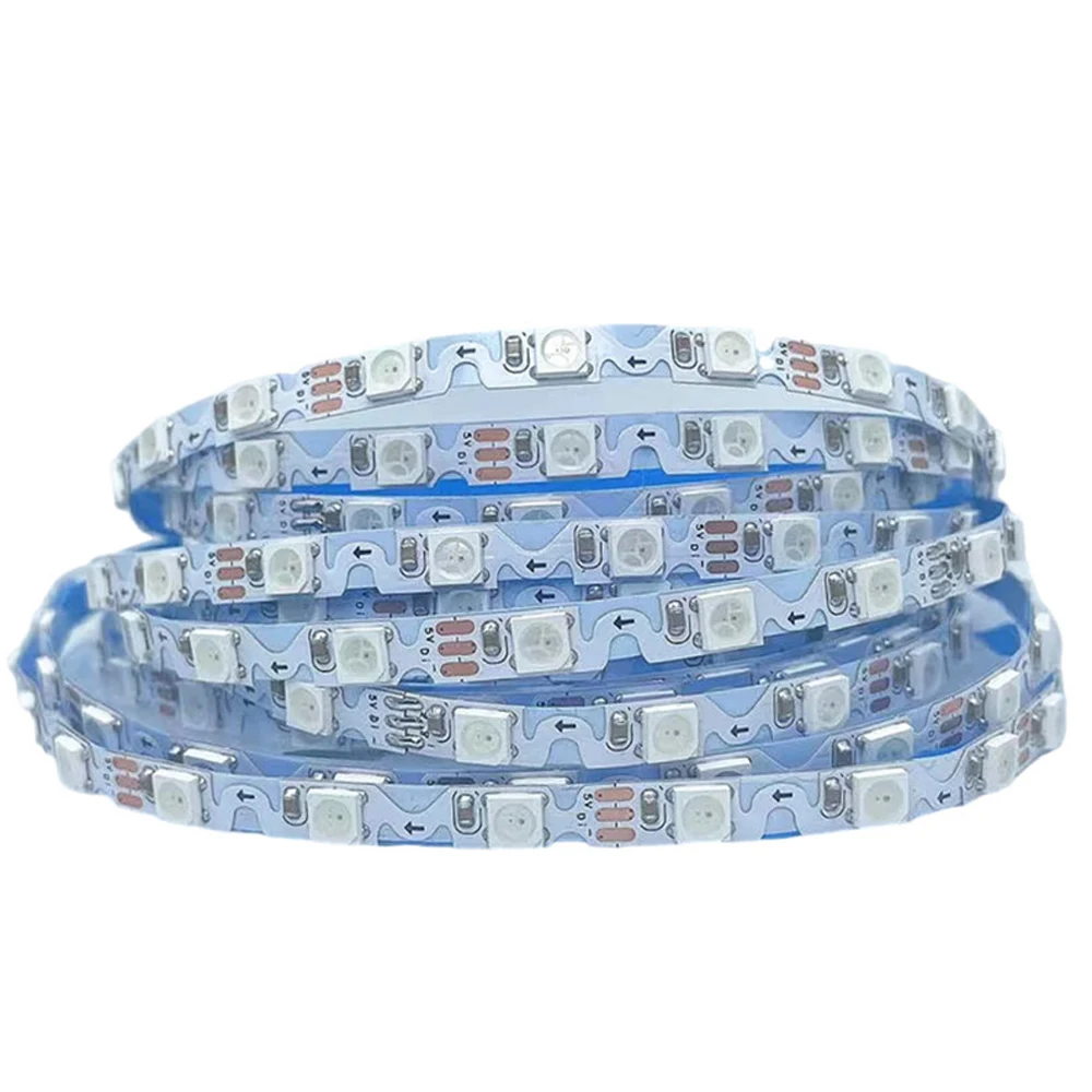 5M 5V 6mm 8MM 2812 2812B S Shape 5050 dream color LED strip 60Led/m Free Bending LED tape RGB Non-waterproof for Channel Letter