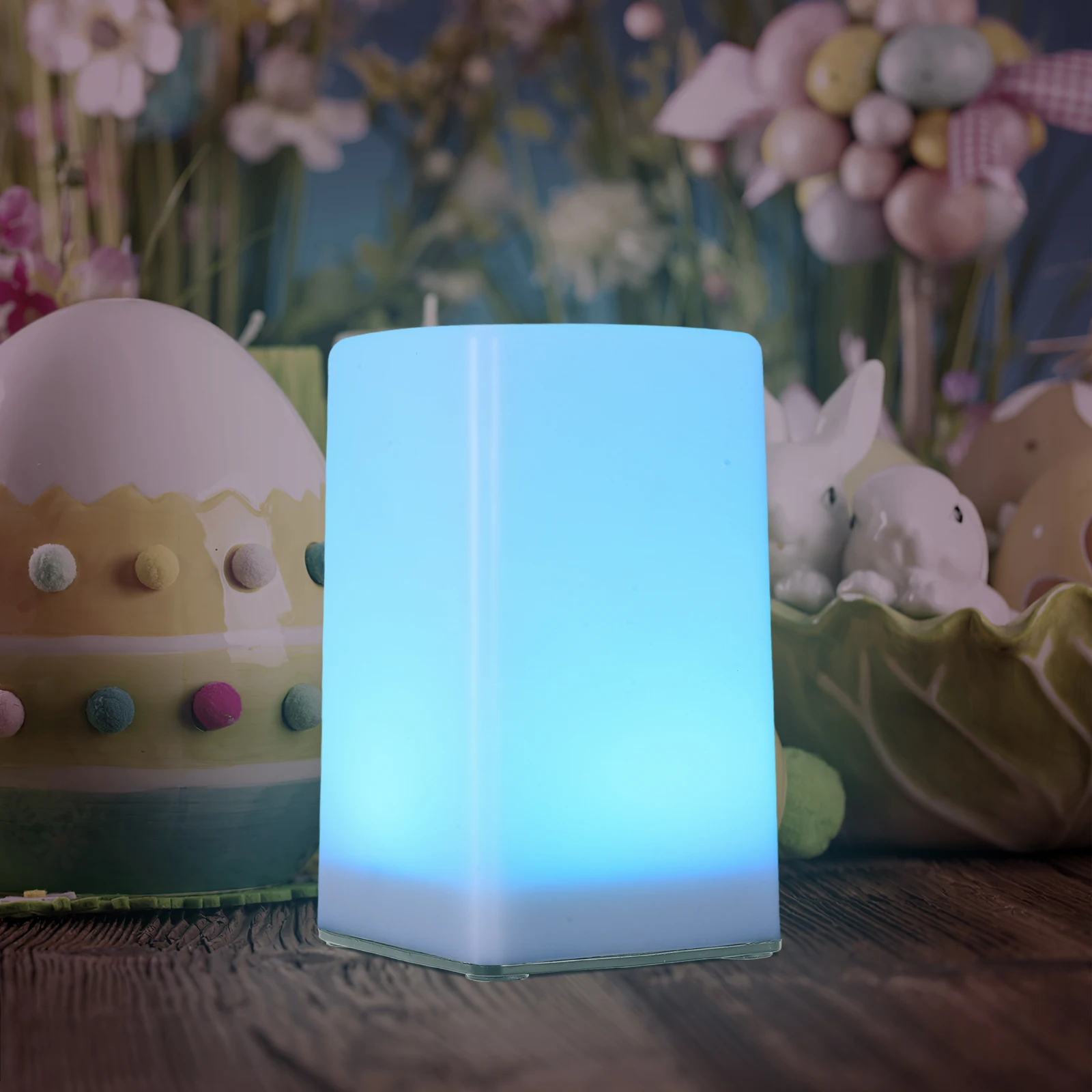 

Colorful LED Night Light Cordless Dimmable Lamps for Bedroom Kids Baby Table Lamp without Batteries Small Square Desk Lamp
