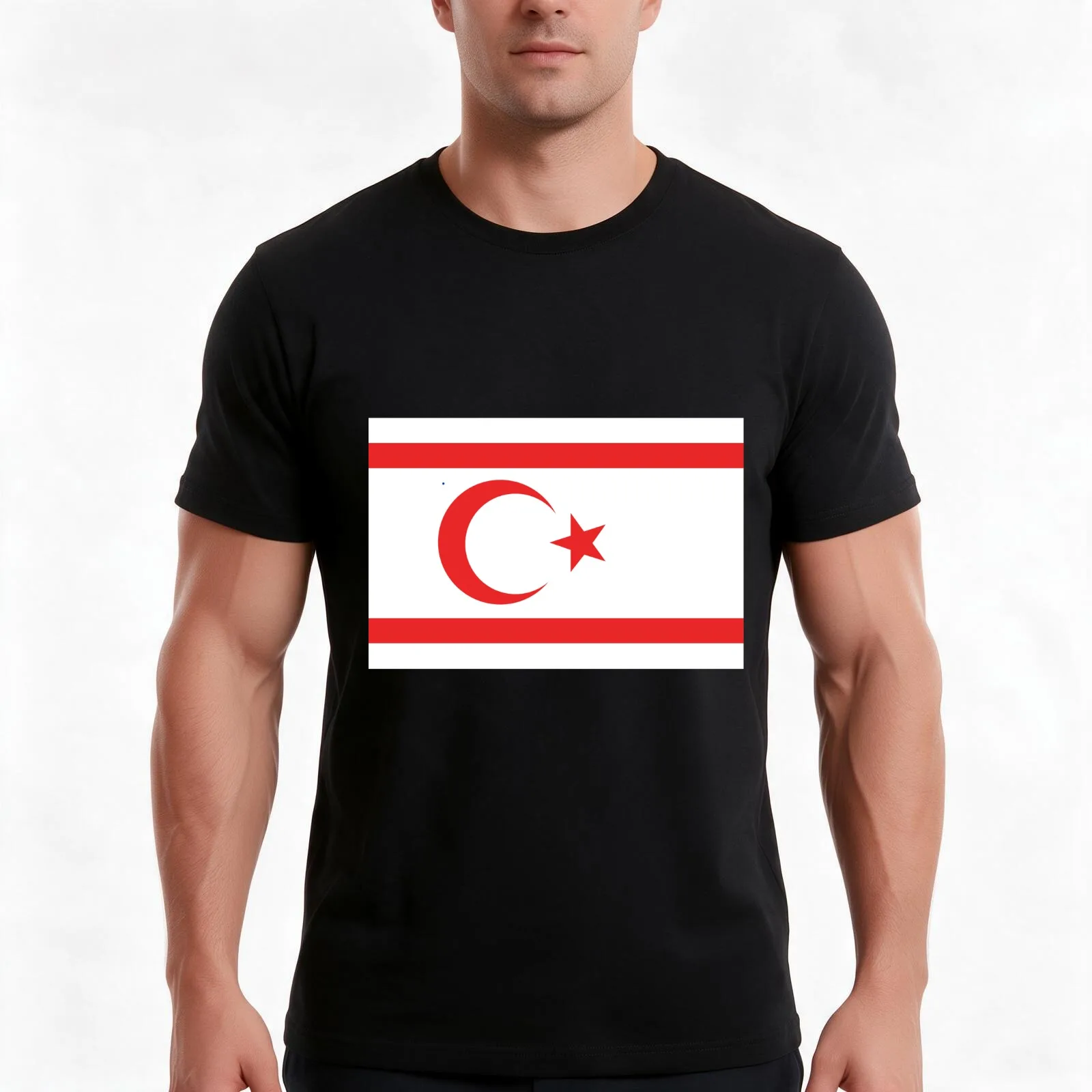 Northern Cyprus T-Shirt Summer Casual Cotton Tee Oversized Streetwear Tops Vintage Graphic Print Loose Fit Short Sleeve