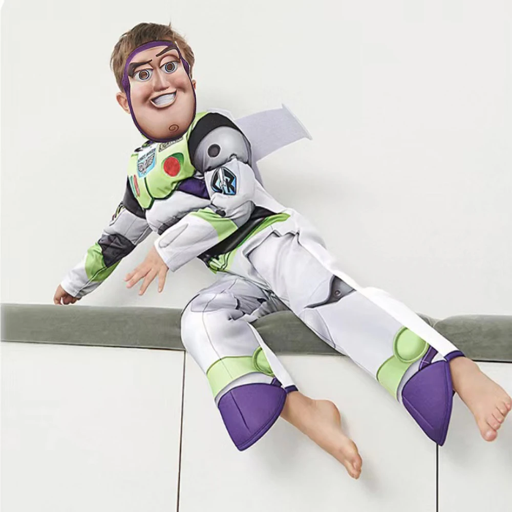 Disfraz de la gama espacial Buzz Lightyear para niños y niñas, vestido de fantasía para Halloween, woody, vaquero, juguete para Cosplay, 3-10 años,