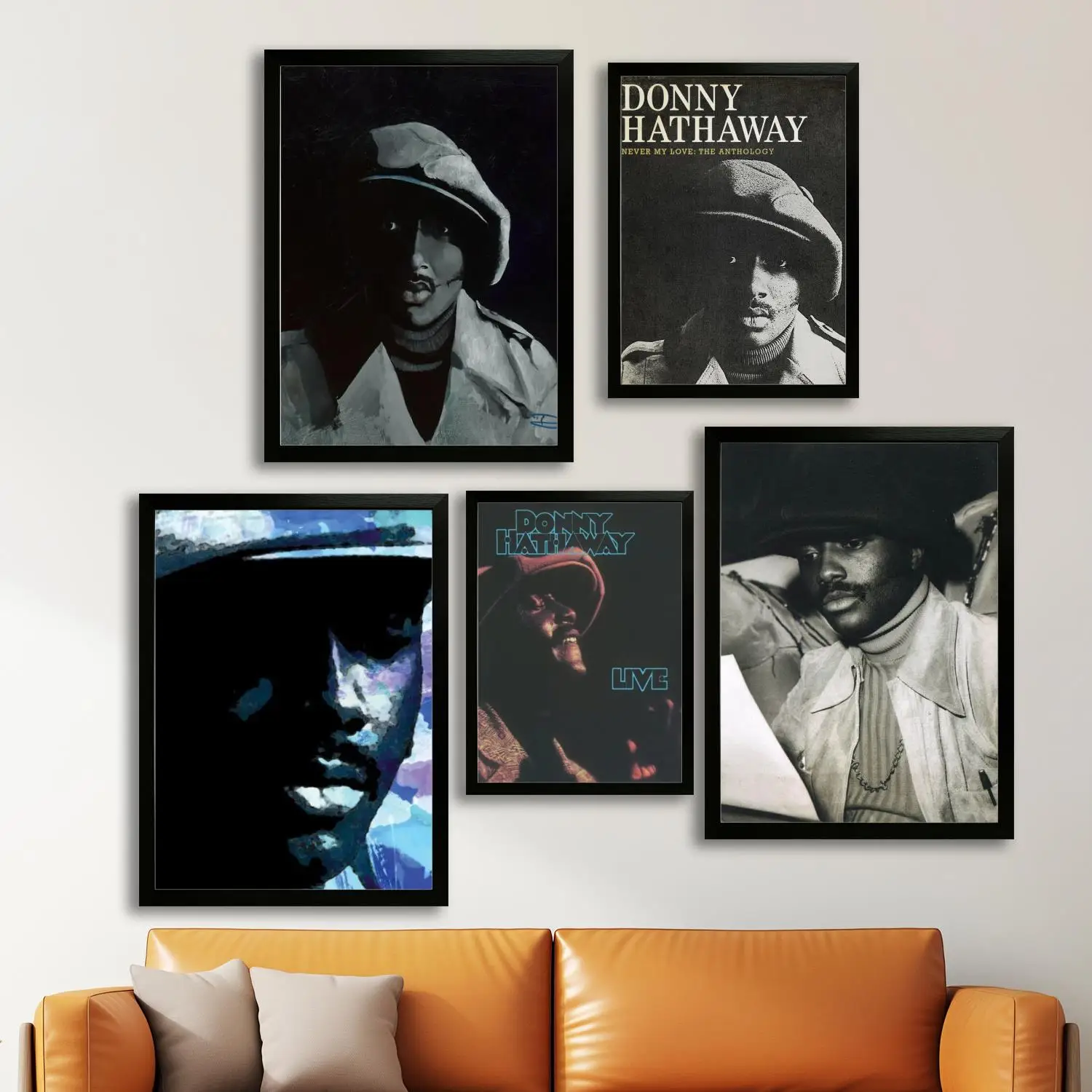 Donny Hathaway Canvas Art Poster and Wall Art, Picture Print, Modern Family Bedroom Decor, Posters,Decorative painting