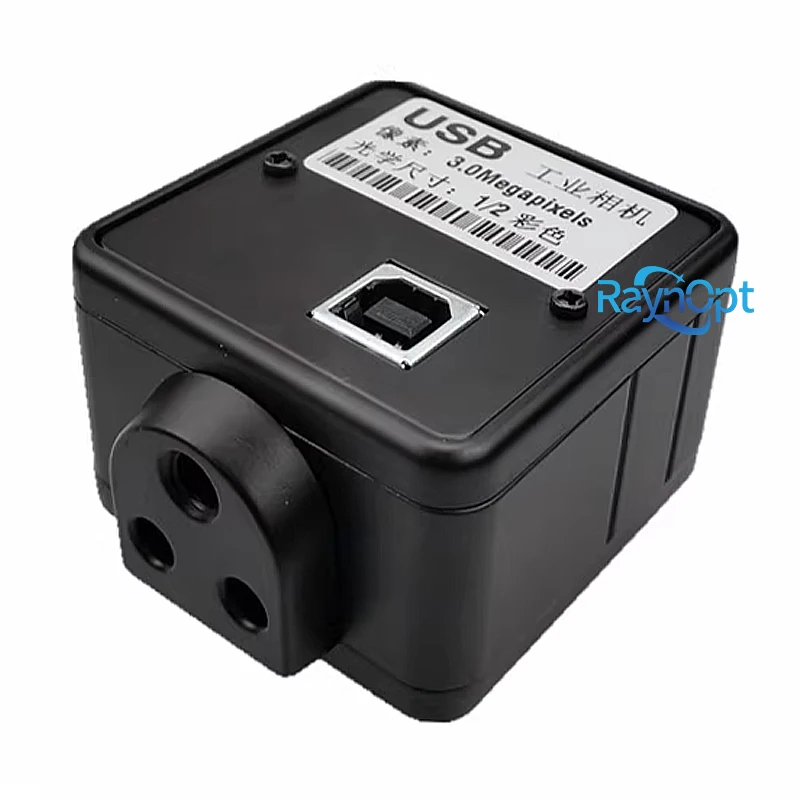 Câmera industrial USB HD 3MP Color Free Drive CCD Câmera de microscópio de inspeção de visão mecânica