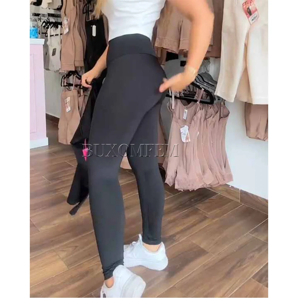 High Waist Tummy Control Yoga Leggings Tight Sexy Yoga Leggings Butt Lifter Stylish Wrinkle Resistant Slim Fit Daily Pants 2024