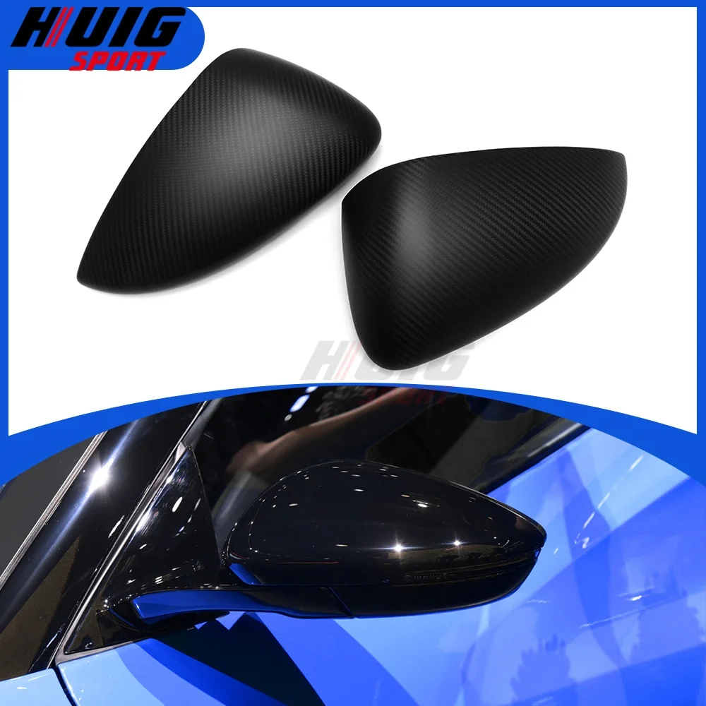 

2PCS Real Carbon Fiber For Lotus Emira 2022 2023 2024 Car Side Wing Rear View Mirror Rearview Caps Shell Cover Trim Accessories