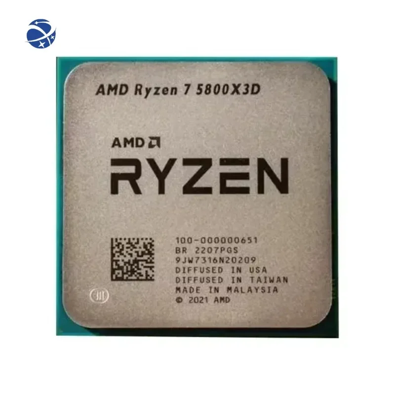 

For Ryzen 7 5800X3D R7 5800X3D 3.4 GHz 8-Core 16-Thread CPU Processor 7NM L3=96M 100-000000651 Socket AM4 New but without fan