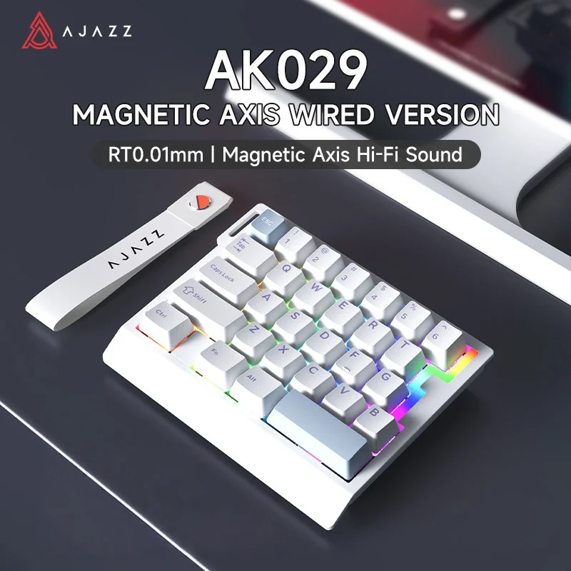 AJAZZ AK029 片手ゲーミングキーボード 8000Hz 有線 マグネット