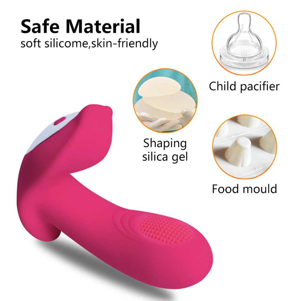 Consolador vibrador usable con Control remoto para mujer, punto G, clítoris, bragas de mariposa invisibles, huevo vibrador, Juguetes sexuales 18