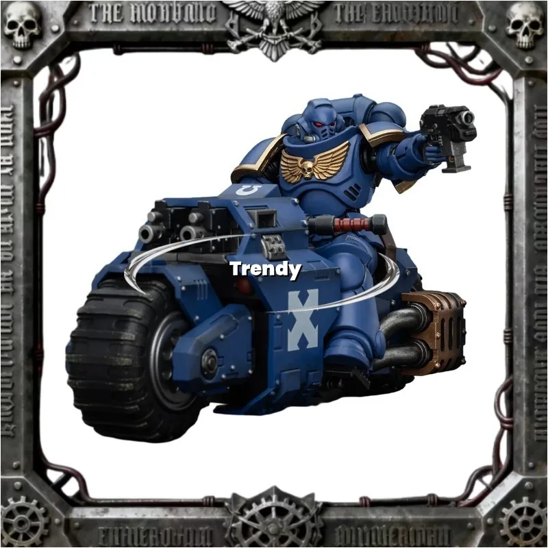 

[Spot] JOYTOY Warhammer 40K Star Warrior 1/18 Черный храм Модель защиты мотоцикла Коллекция игрушек в подарок