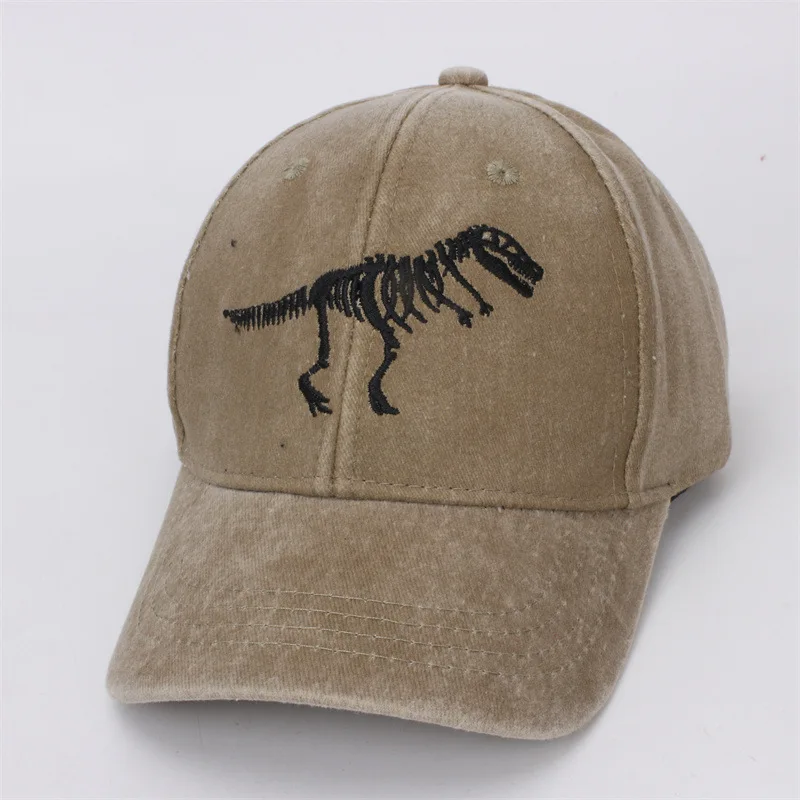 Boy Girls Baseball 2024 Sports Hats School Summer Embroidered Dinosaur Children Outdoor Kids Caps for 4-8 Years Adjustable