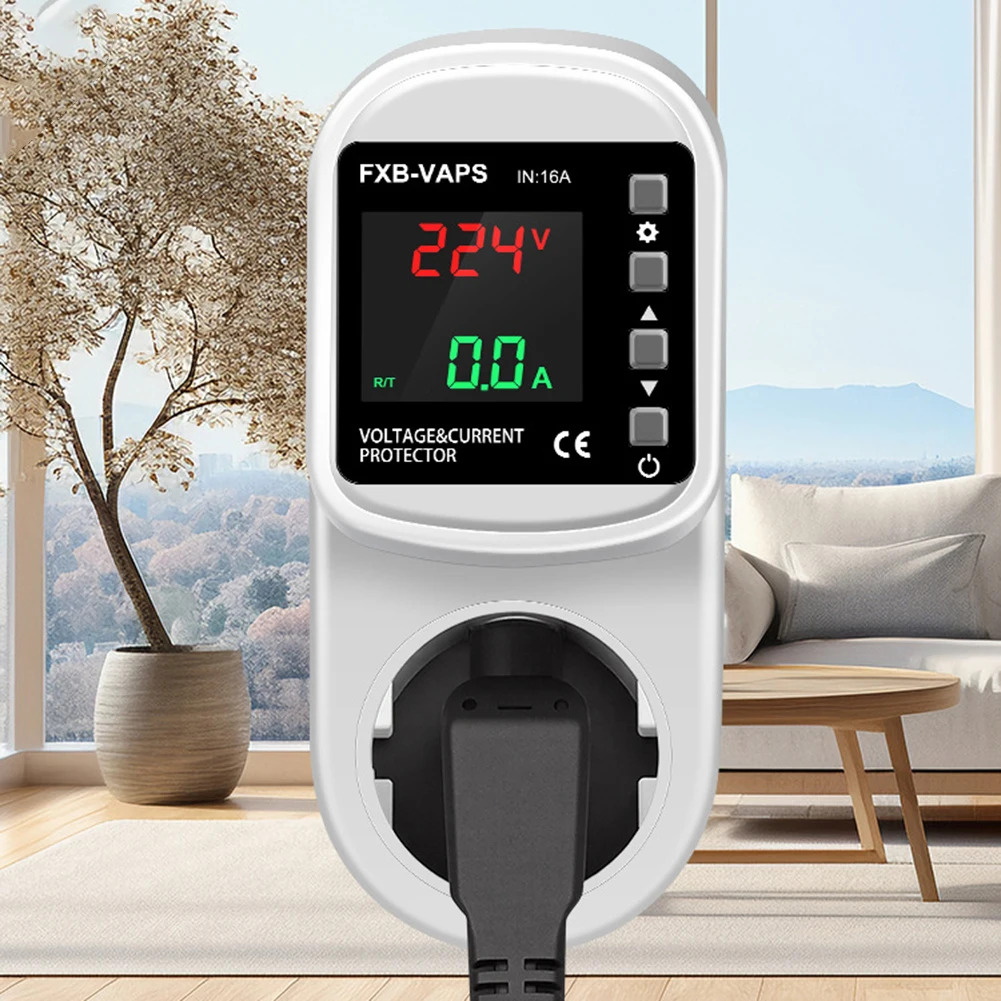 Self Resetting Digital Protector Socket with Over Under Voltage Hysteresis 5V and Action Time 0.1 for 10s for Reliable Safety