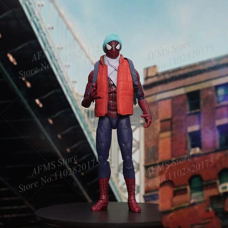 1/12 Men Soldier Spider Boys Vest Jacket Pants Parallel Universe Miles Peter Parker Clothes Set For 6Inch Action Figure Model