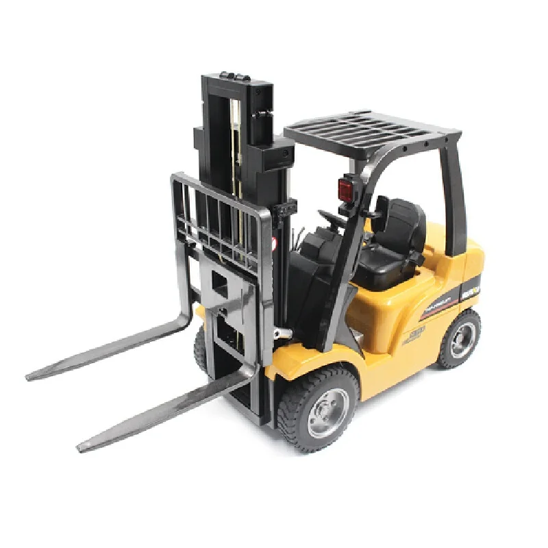 Huina 1577 toy children outdoor large toy alloy simulation forklift 8-channel wireless remote control engineering vehicle