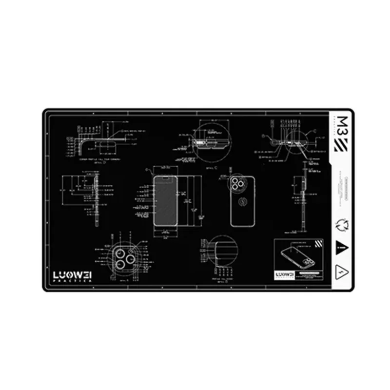 Imagem -06 - Luowei-high Temperature Resistance Repair Pad para o Telefone Móvel Pcb Motherboard Soldering Mat Manutenção Eletrônica Lw-m3 27in