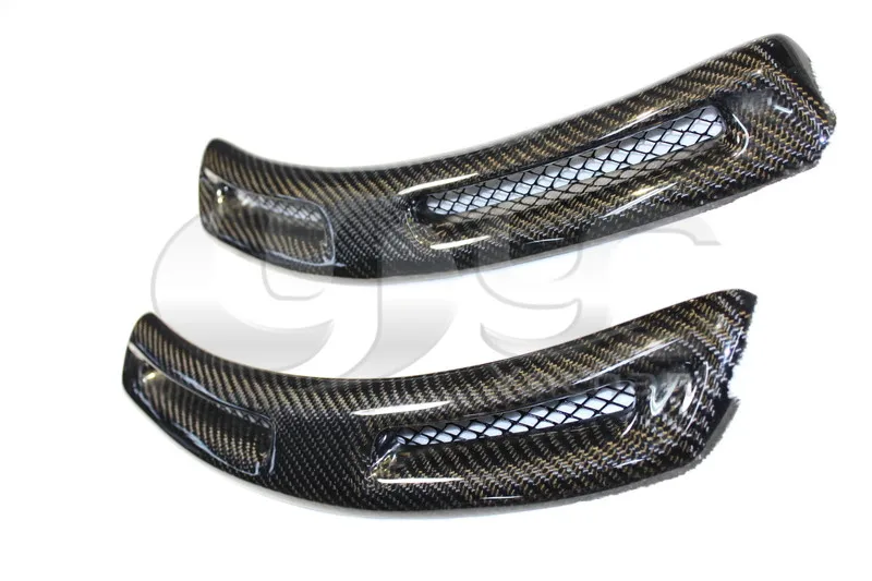 Trade Assurance Carbon Fiber Front Fender Vents Fit For 2008-2017 Evolution EVO X EVO 10 VS Style Front Fender Vents