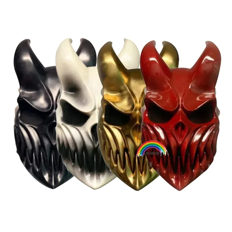 Halloween Slaughter To Prevail Mask Deathmetal Cosplay Demolisher Shikolai Demon Darkness Horrible Masks Party Costume Prop MS31