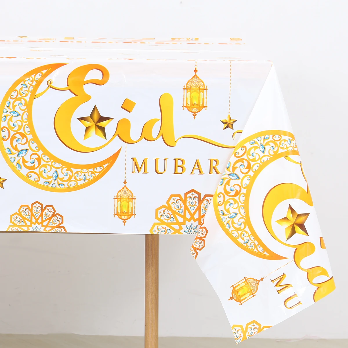 

Eid Mubarak Tablecloths Ramadan Decoration for Home 2024 Islamic Muslim Party Decor Ramadan Tableware Supplies Eid Al Adha Gift