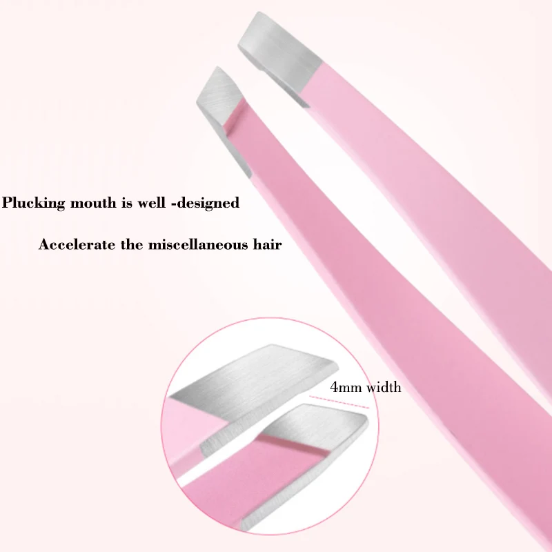 الفولاذ المقاوم للصدأ الحاجب الملقط ، مزيل الشعر ، المهنية الحاجب المشبك ، لاش الملقط ، ماكياج إزالة كليب ، 2in 1