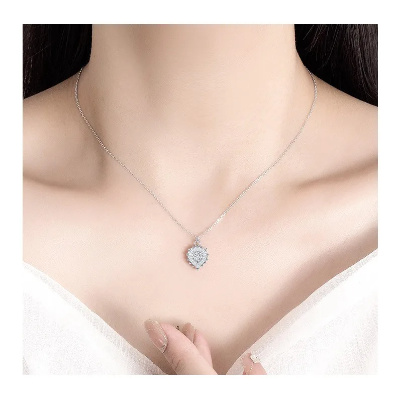 

Kalaini Heart-shaped Set, Necklace, Stud Earrings, Ring Set, Heart-shaped Jewelry.