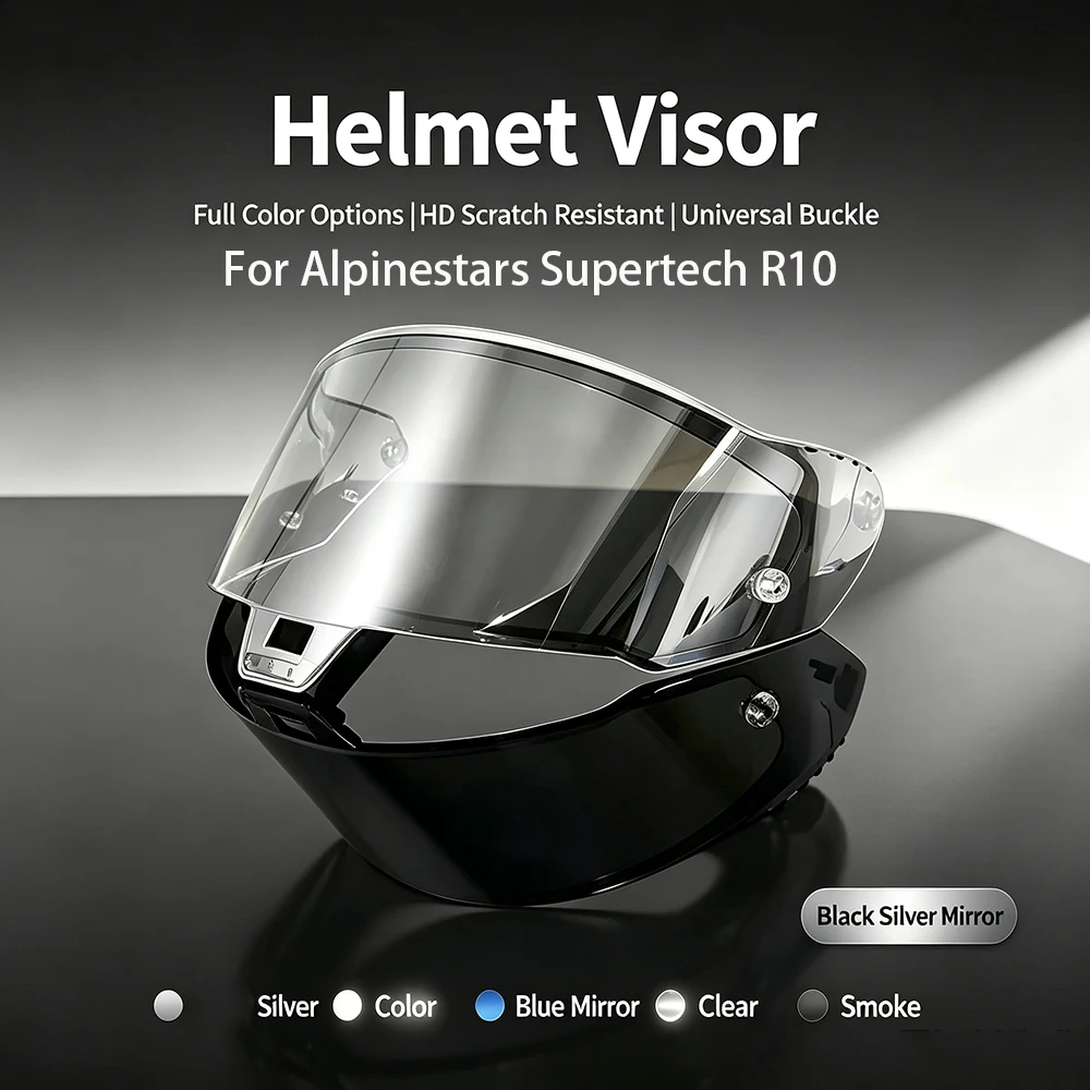 Helmet Visor For Alpinestars Supertech R10 Helmet Lens Glass Shield Windshield Replacement Goggles Viewfinder Screen