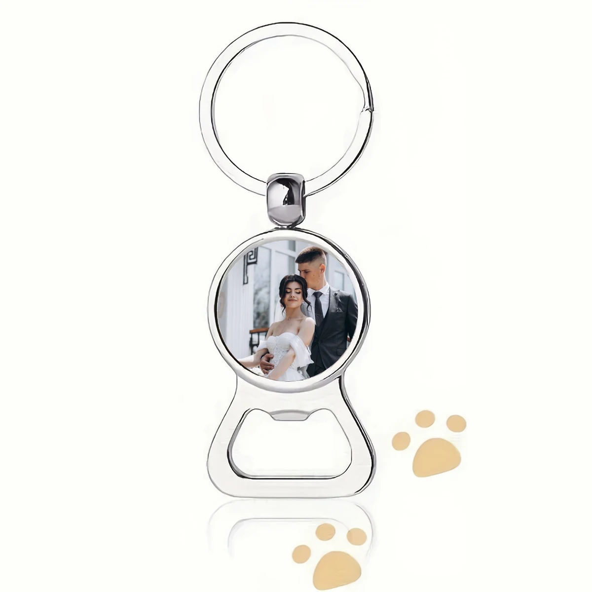 Custom Party Keychain Bottle Opener, Multifunctional Wedding Gift
