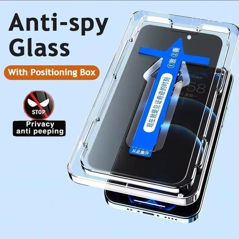 

For Samsung Galaxy S23 S21FE S24 S22Plus S25 S26Ultra Screen Protector Privacy Anti-peeping Spy Tempered Glass Film Easy Install