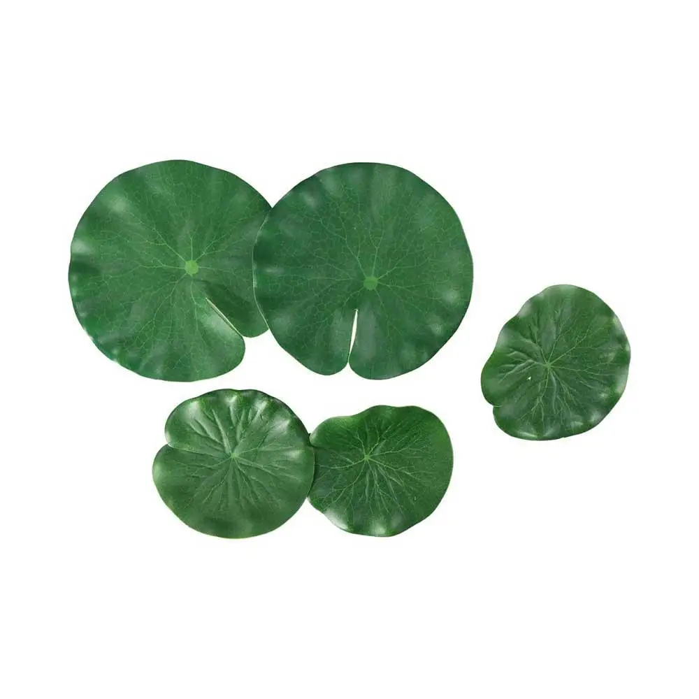 Fish Tank Landscaping Stage Performance Flower Props Pond Flower Water Leaf Floating Lotus Leaf Fake Lotus Artificial Plant