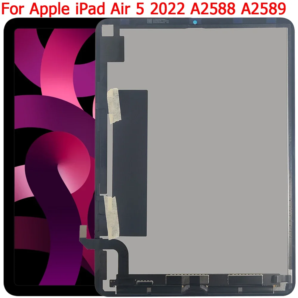 

Для Apple iPad Air 5 2022 ЖК-дисплей с сенсорным экраном 10,9 дюйма iPad Air 5-го поколения 2020 A2588 A2589 A2591 ЖК-дисплей в сборе