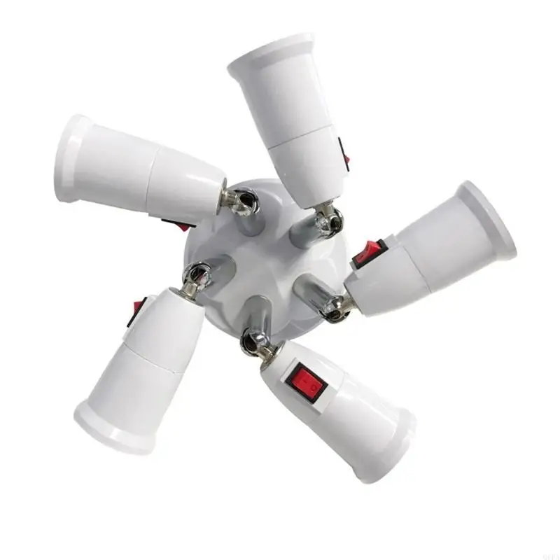 360 Degrees Adjustable E27 Splitter Socket Adapter Standard LED Bulbs Light Bulb