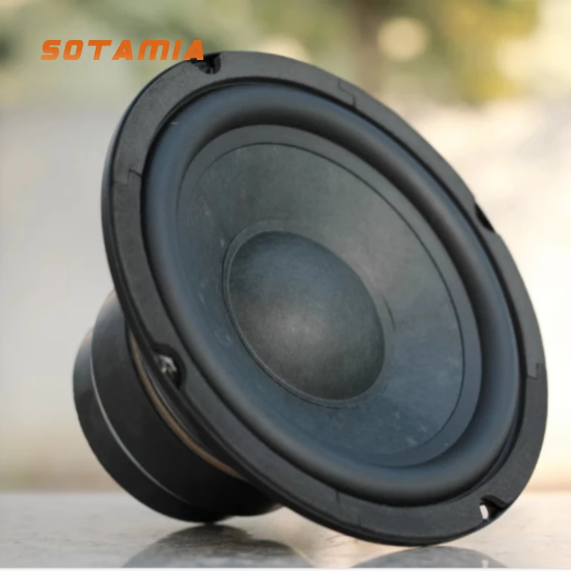 

SOTAMIA 1Pcs 6.5 Inch Subwoofer Speaker 8 Ohm 100W Dual Magnetic Steel Multimedia Advertising Speaker Sound Music Home Theater