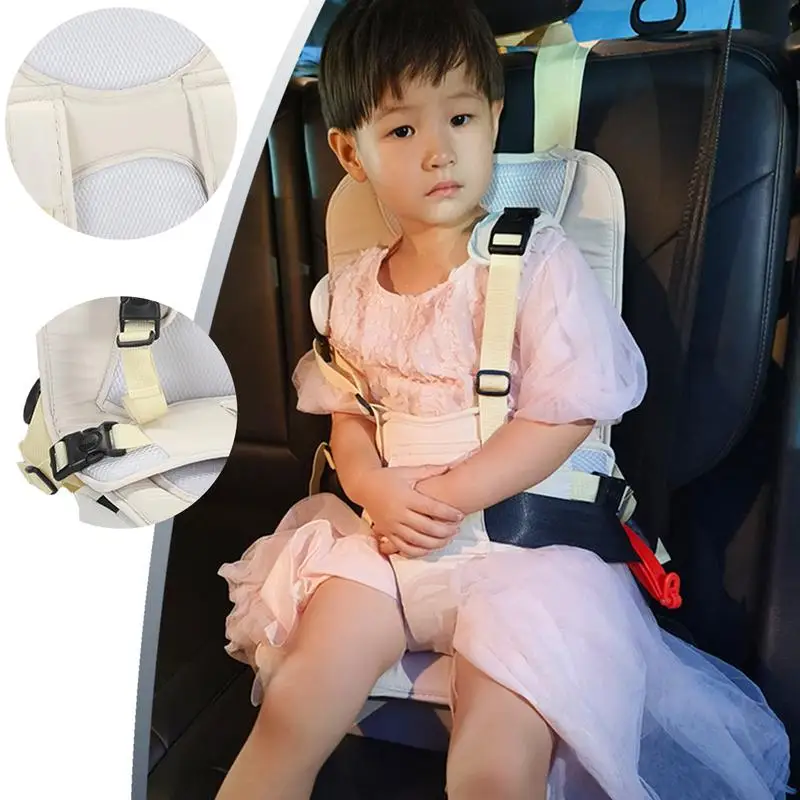 3 To 12 Years Old Child Safety Seat Mat Portable Car Seat Cushion For Baby Travel Booster Car Seat Pad Protective Seat Cushion