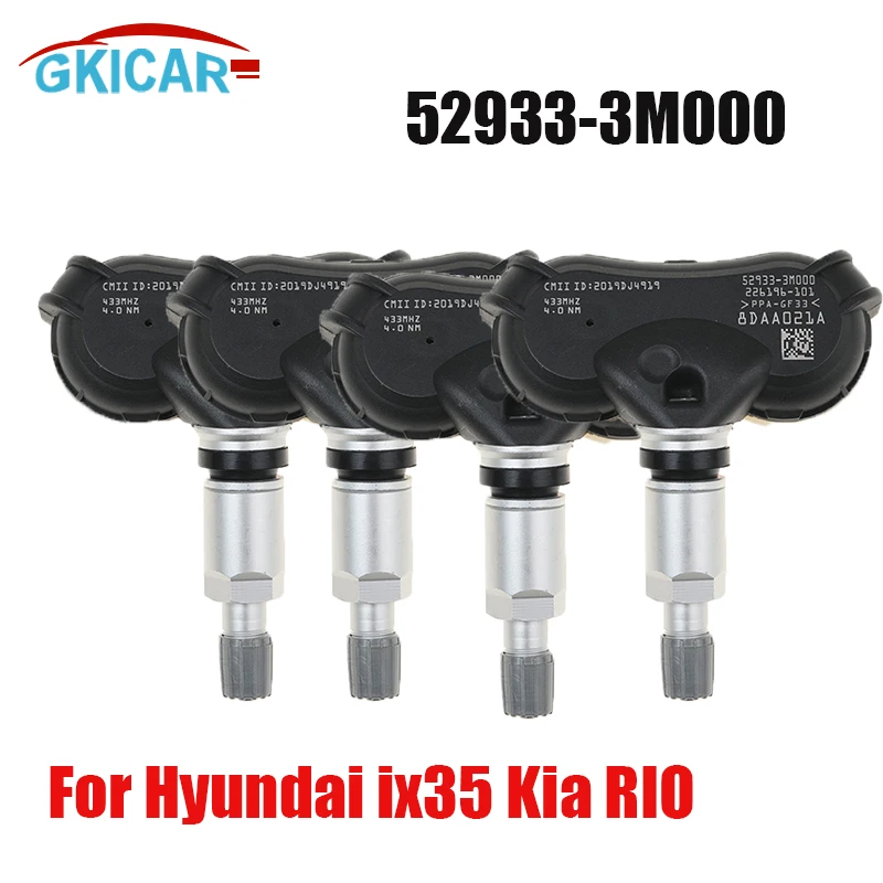 52933-3M000 529333M000 TPMS Tire Pressure Sensor 433 MHZ For 2010- 2013 Hyundai Ix35 Tucson Kia Sportage Genesi