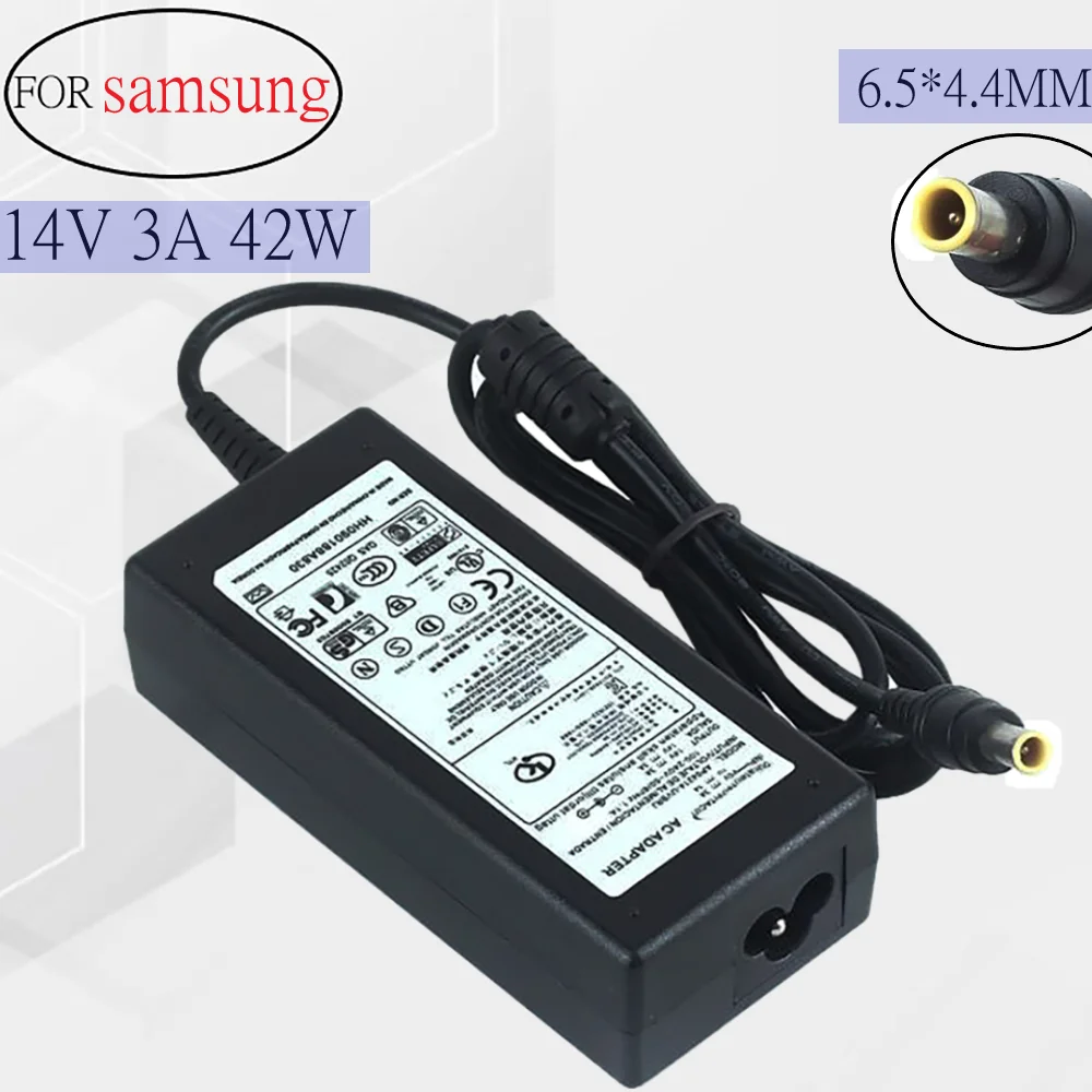 14V 3A Adapter For Samsung LCD Monitor BX2235 S22A100N S19A100N S22A200B S22A300B S23A300B S19A300B S20A300B