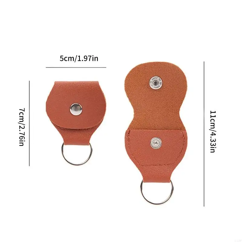 Leder -Gitarren -Pick -Aufbewahrungsbox wasserdichte Gitarren -Pick -Tasche geeignet für die Auswahl – Detail 6