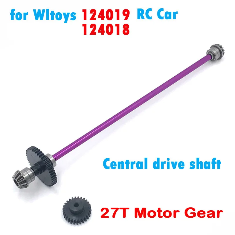 Syrisora – Kit Arbre De Transmission Central En Métal Pour WLtoys 124018/124019 – 1/12 RC – Mise à Niveau