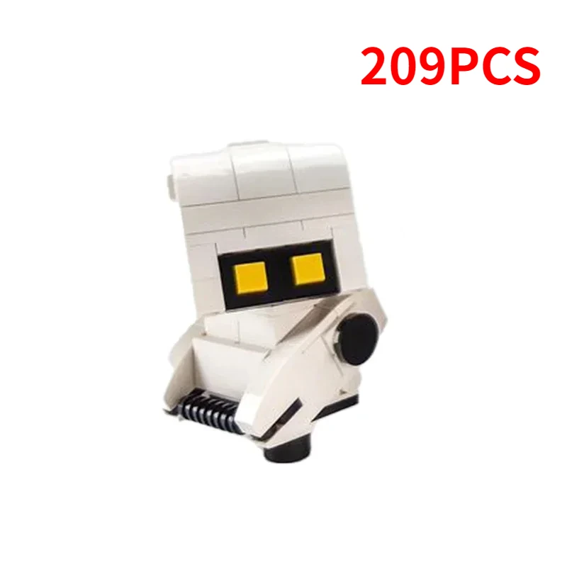 Movie Intelligent Cleaning Robot Building Blocks MOC-64996 WELL E Technical M-O Mech Assembly Model Puzzle Kid Toy Birthday Gift