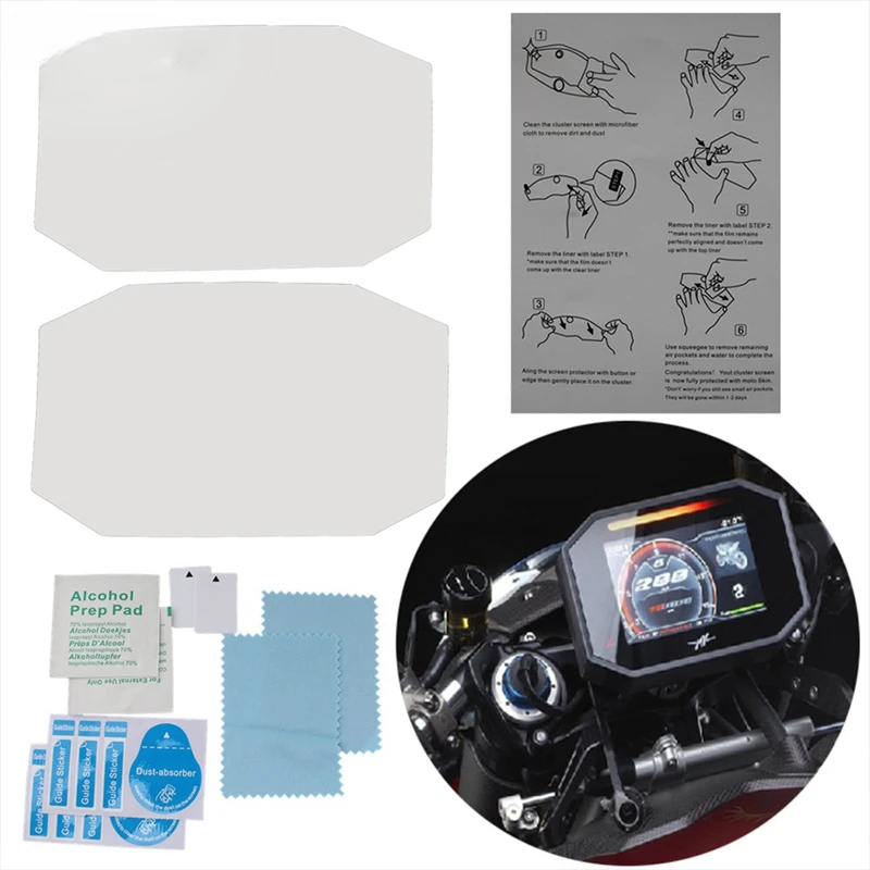 Motorrad Armaturen brett Film Bildschirm Aufkleber für mv agusta superveloce800 super veloce 2020 2015-2018 Tachometer Cluster Scratch – Detail 2