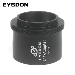 EYSDON 2 Inch Telescope M42 Camera T-Ring Adapter T2 Tube with M54*0.75mm Male Threads - #90724