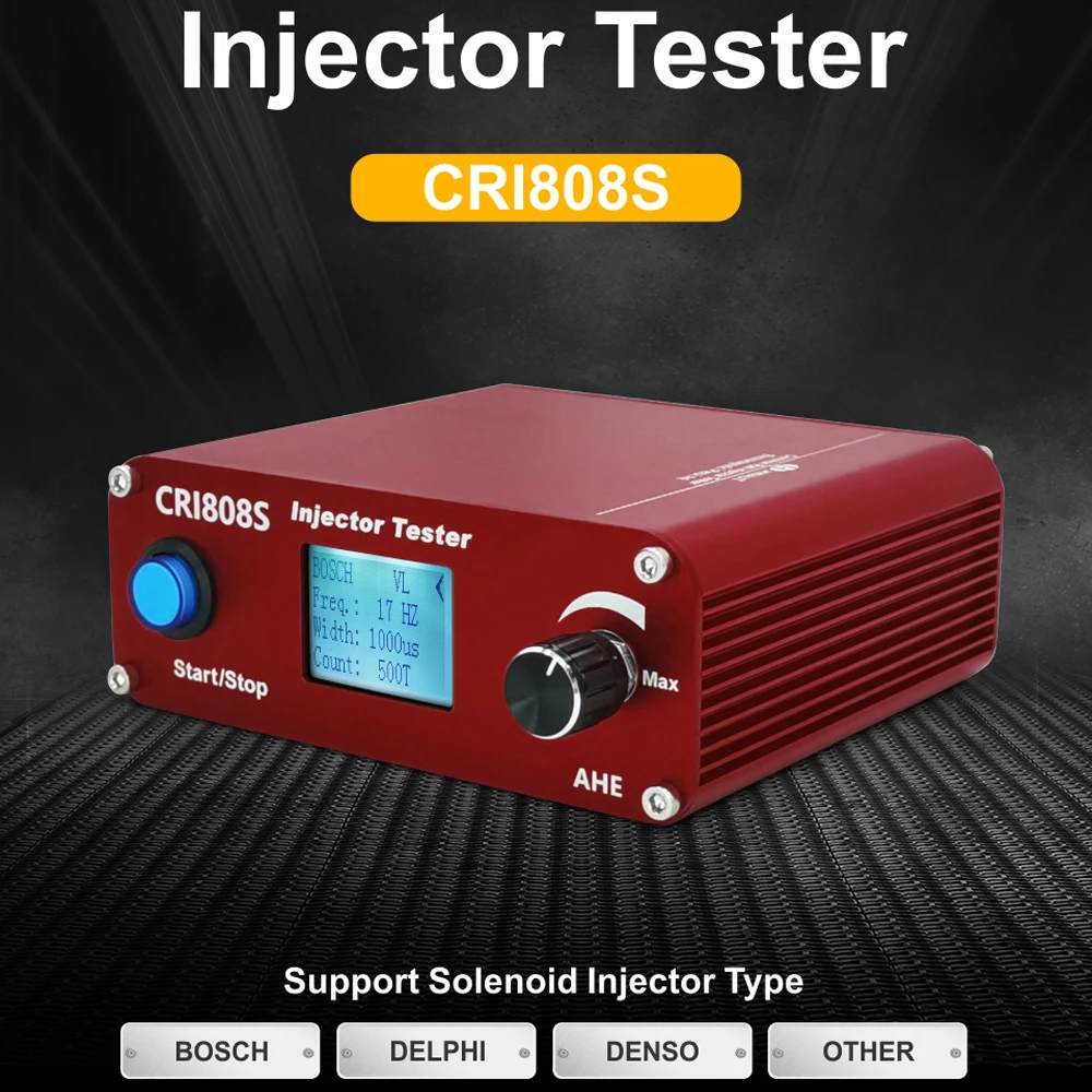 

Professional Common Rail Diesel Injector Tester Tool for Piezo Solenoid Injectors Windows/Android PC Bluetooth Wireless Control