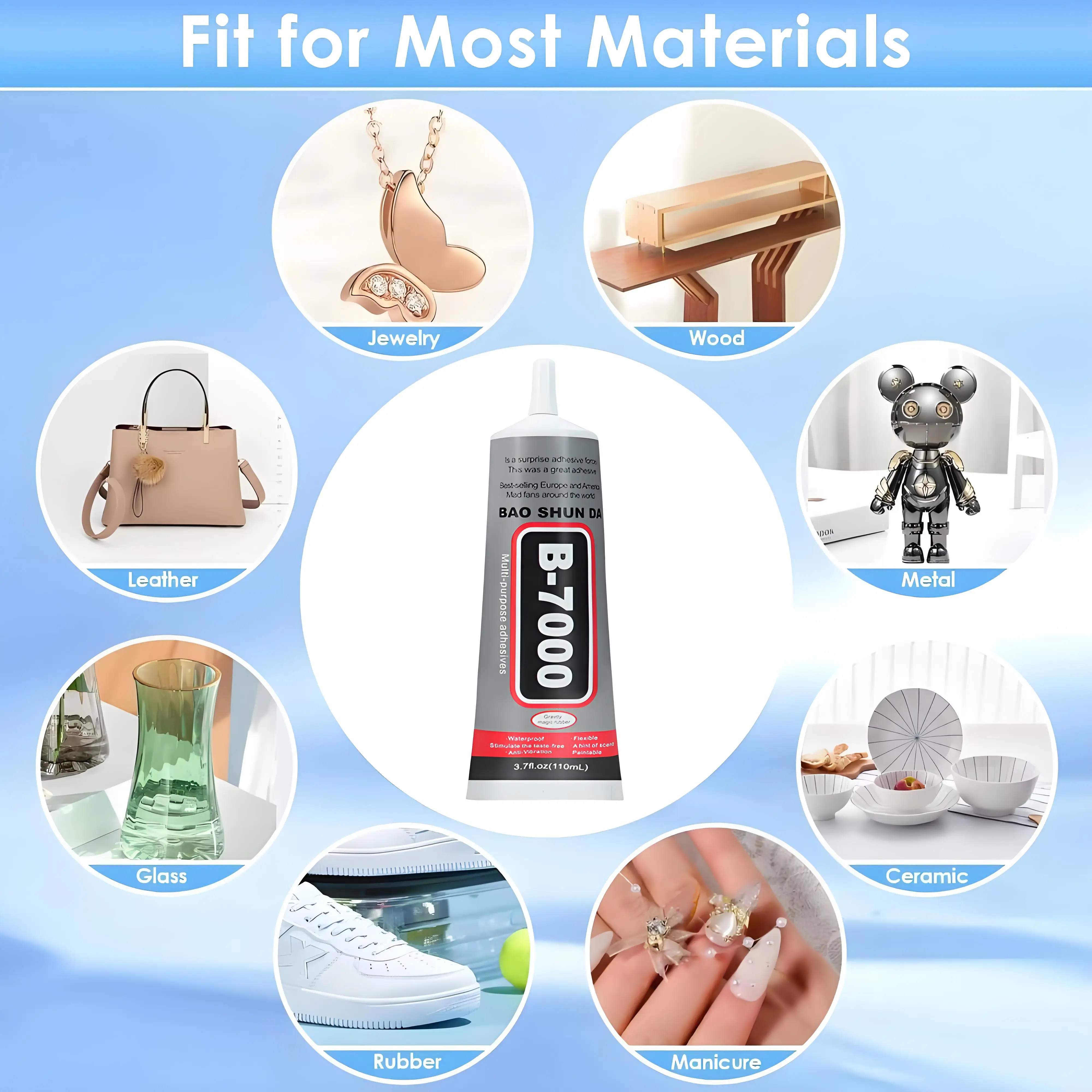 Strong B7000 All Purpose Glue Mobile Phone Screen Repair Jewelry Setting Diamond Gem Pearl Accessories Handmade DIY Special Glue