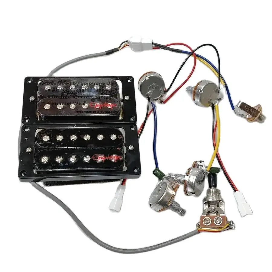 Upgrade Humbucker With quick connector Wiring Harness set For EPI Electric Guitar Professional Guitar Parts