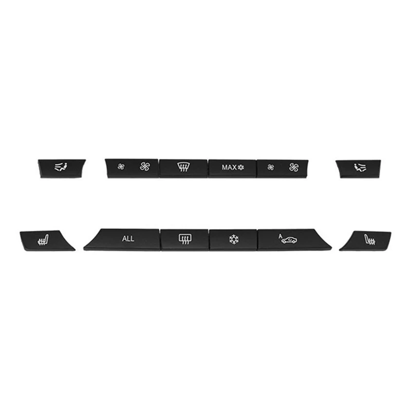 

24Pcs Button Key Caps A/C Heater Switch Kit Panel For BMW F07 GT/F10/F11 F01/F02