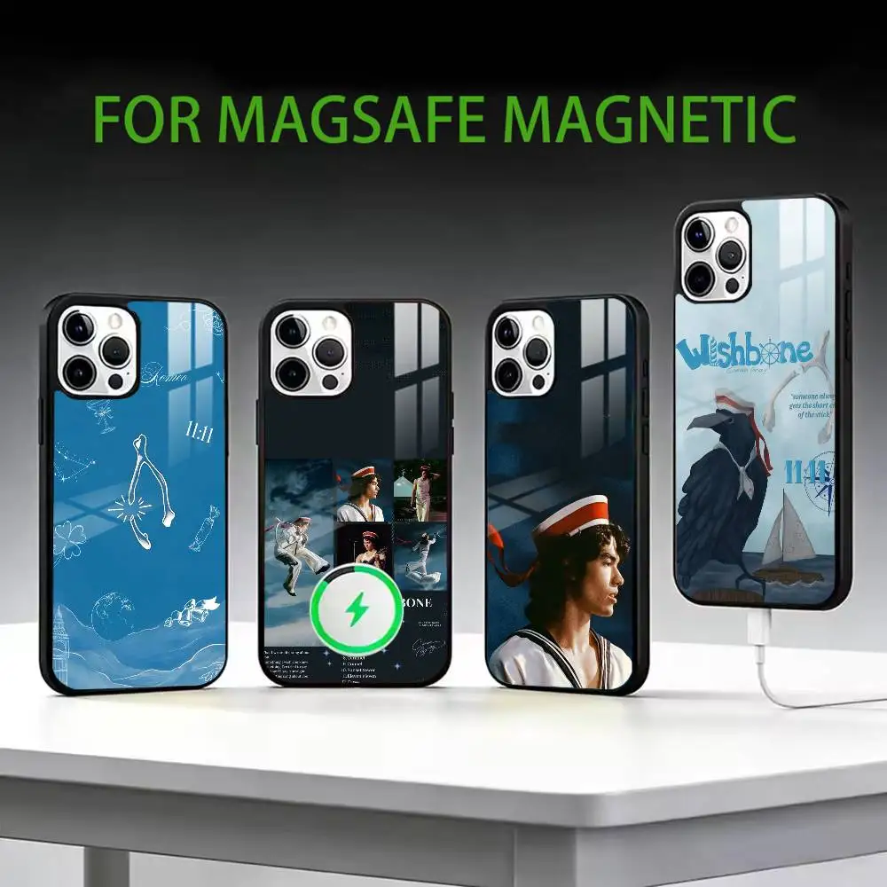 

Conan G-Gray Wishbone Phone Case For iPhone17,16,15,14,13,12,11 Plus,Pro Max Magnetic For Magsafe Wireless Charging